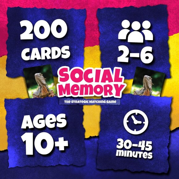 Social Memory - Strategic Twist On Classic Memory Game! - Picture 5 of 5